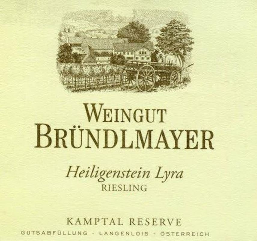 Brundlmayer Heiligenstein Lyra Reserve Riesling 2013 Front Label