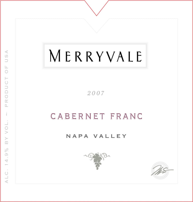 Merryvale Cabernet Franc 2007 Front Label