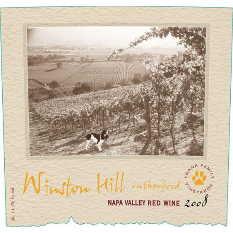 Frank Family Vineyards Winston Hill Proprietary Red (1.5L Magnum) 2008 Front Label