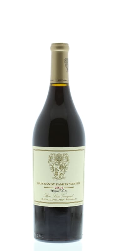 Kapcsandy Family Winery Rapszodia 2014 Front Bottle Shot