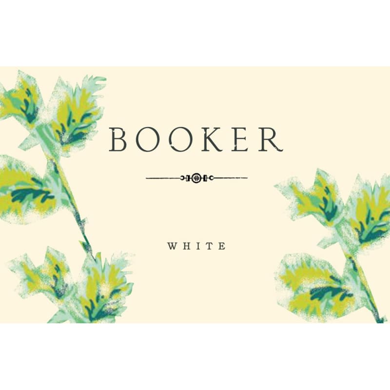 Booker Vineyard White 2015 Front Label
