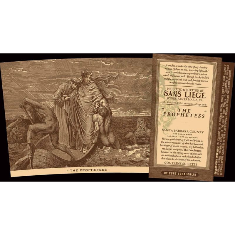 Sans Liege Prophetess XII/XIII Front Label