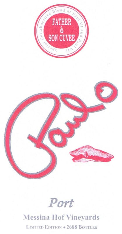 Messina Hof Paulo Port 2010 Front Label