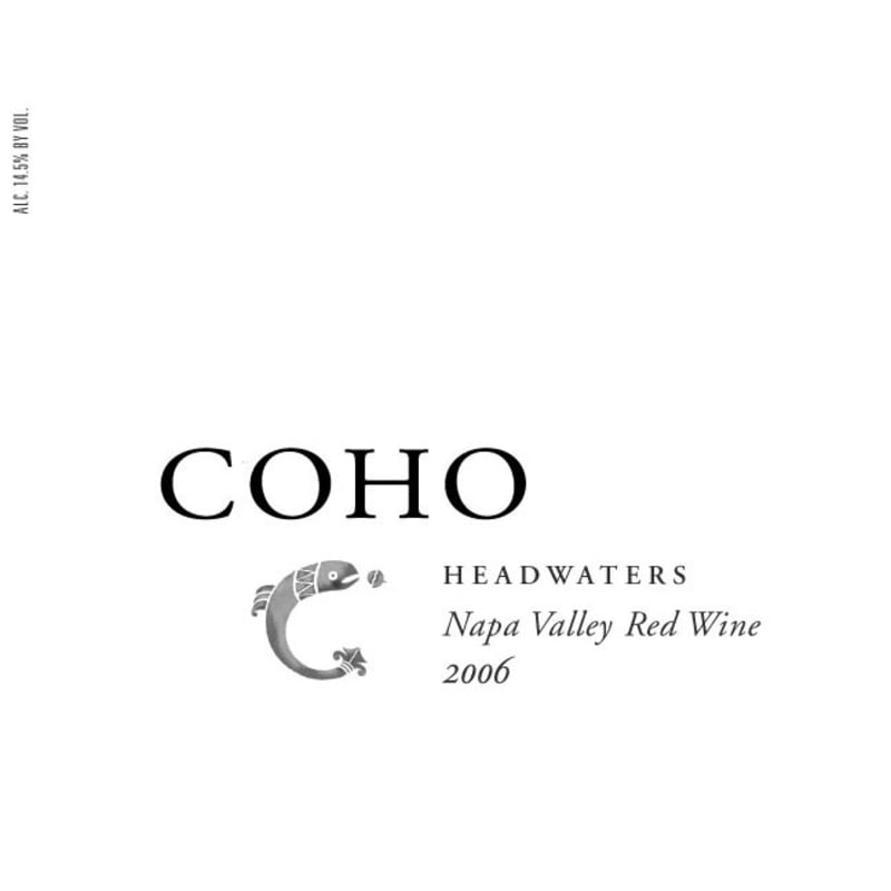 Coho Headwaters 2006 Front Label