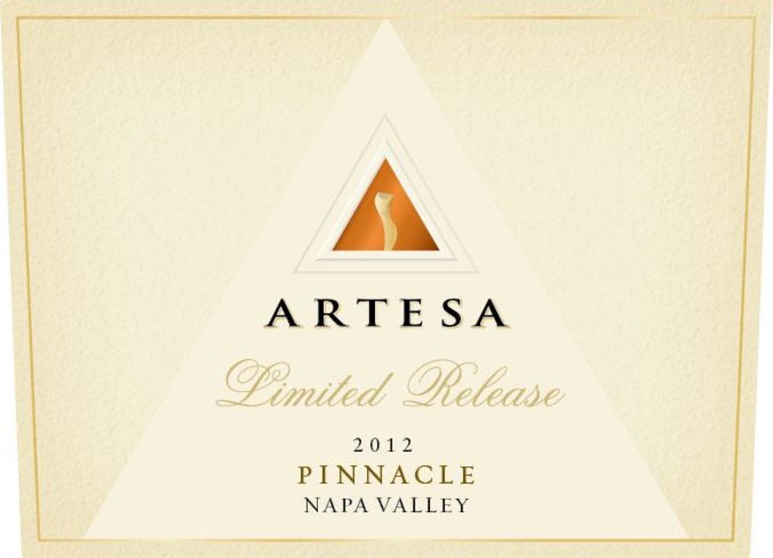 Artesa Limited Release Pinnacle 2012 Front Label