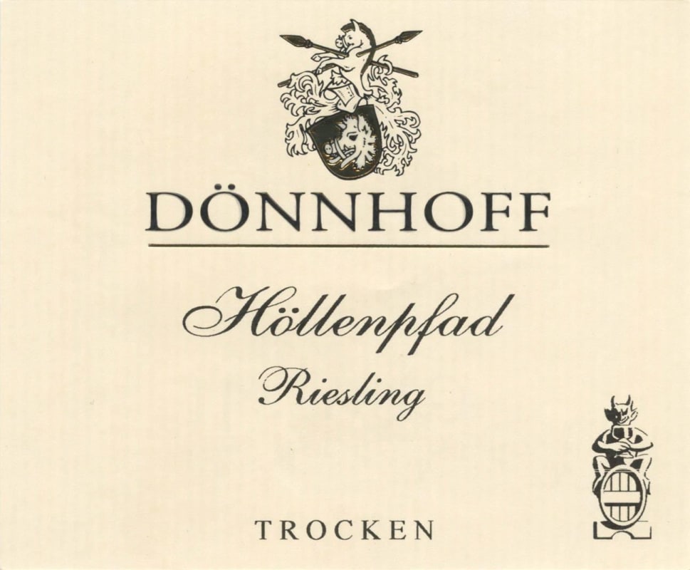 Donnhoff Hollenpfad Riesling Trocken 2015 Front Label