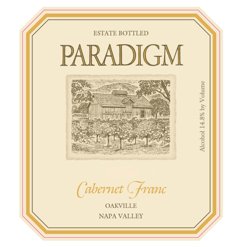 Paradigm Cabernet Franc 2013 Front Label