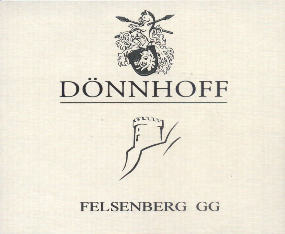 Donnhoff Felsenberg Riesling Grosses Gewachs 2012 Front Label