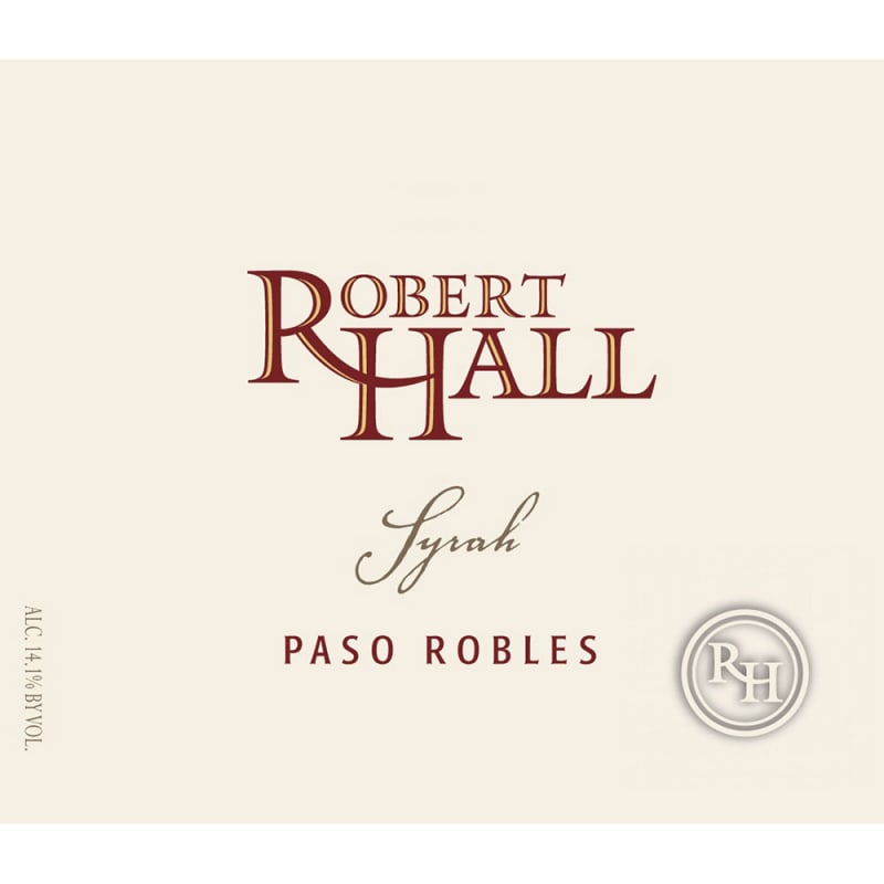 Robert Hall Syrah 2014 Front Label