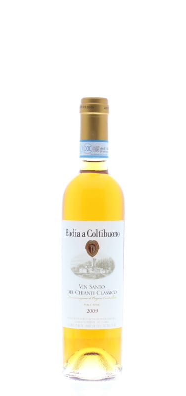 Badia a Coltibuono Vin Santo (375ML half-bottle) 2009 Front Bottle Shot