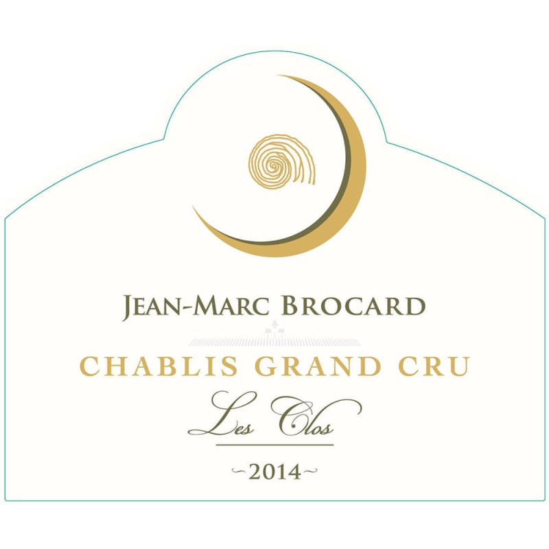 Brocard Les Clos Grand Cru Chablis 2014 Front Label