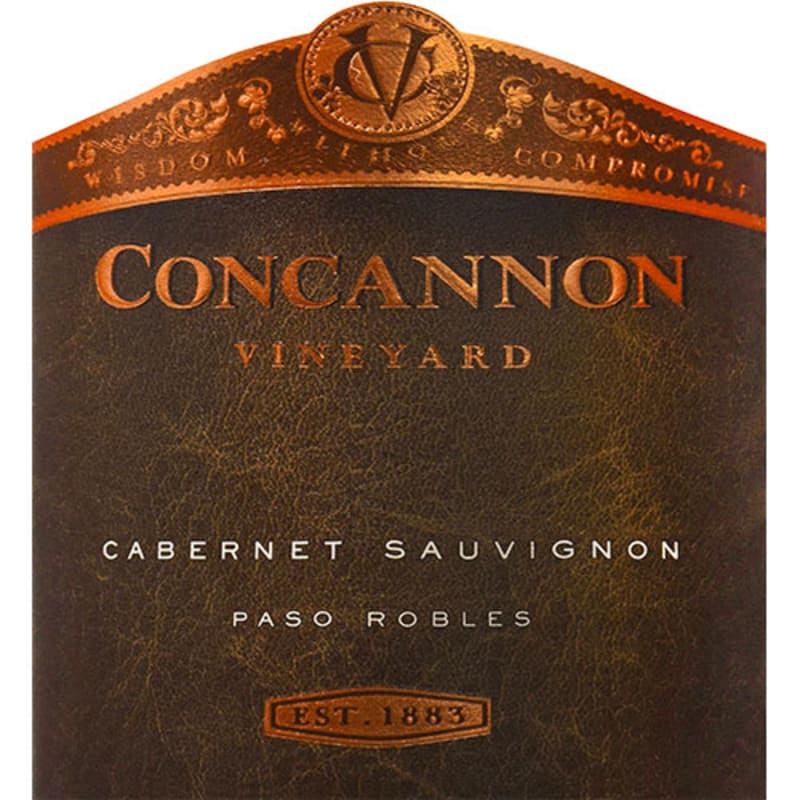 Concannon Paso Robles Cabernet Sauvignon 2014 Front Label