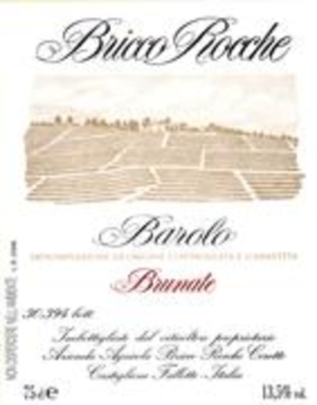 Ceretto Barolo Brunate 1995 Front Label