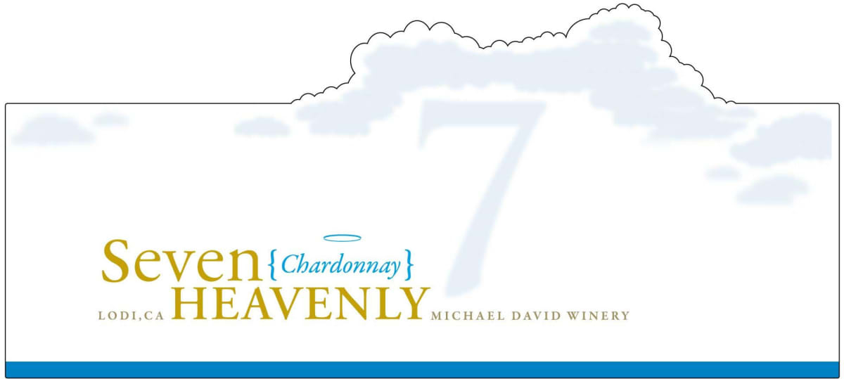 Michael David Winery 7 Heavenly Chardonnay 2014 Front Label