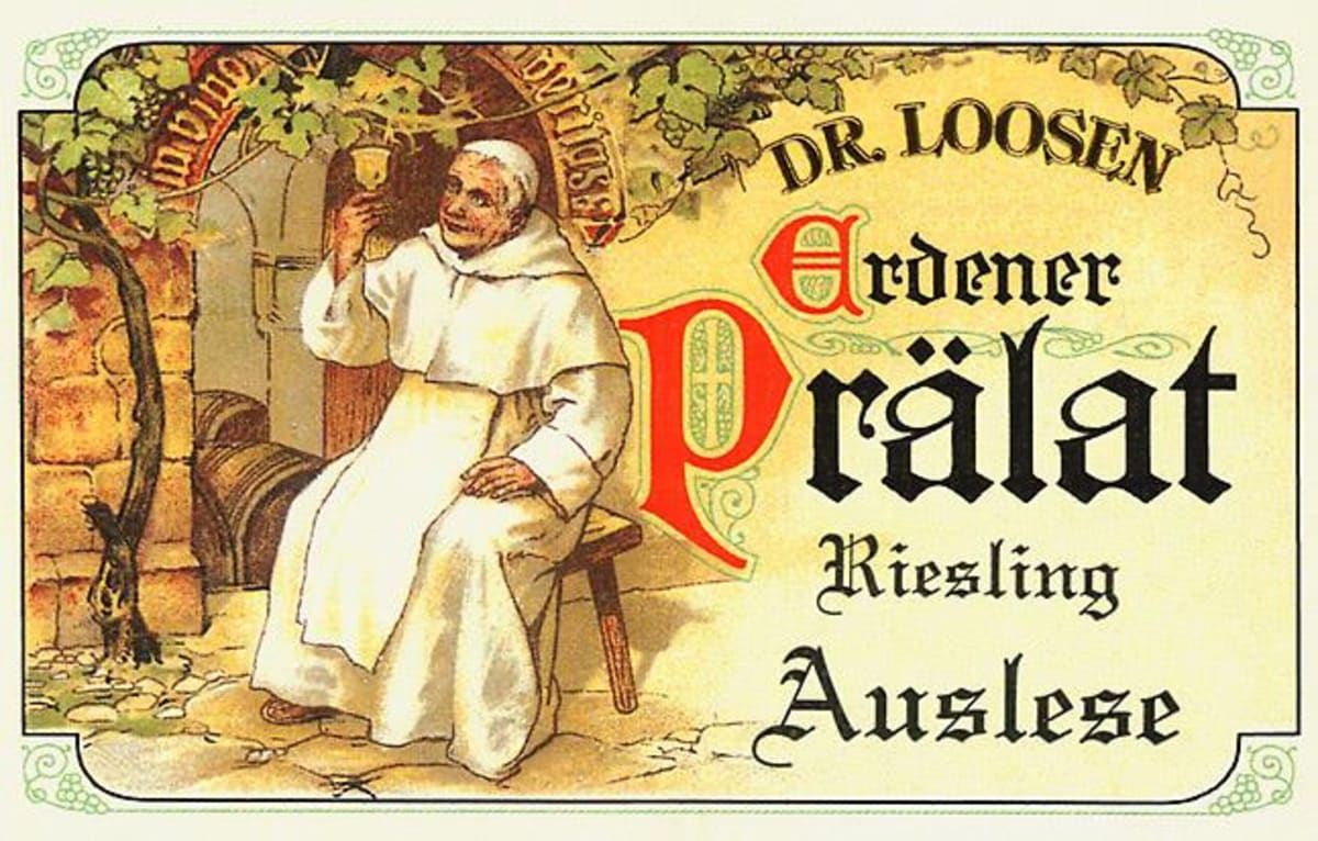 Dr. Loosen Erdener Pralat Goldkapsel Auslese 2012 Front Label