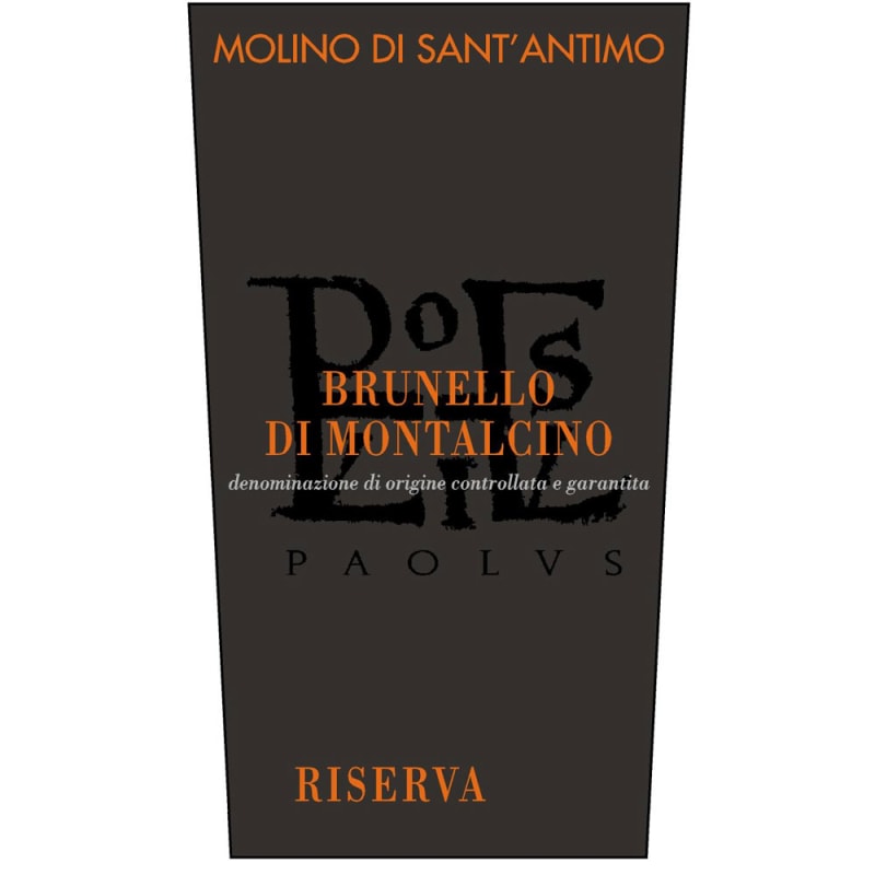 Molino di Sant'Antimo Brunello di Montalcino Riserva 2010 Front Label