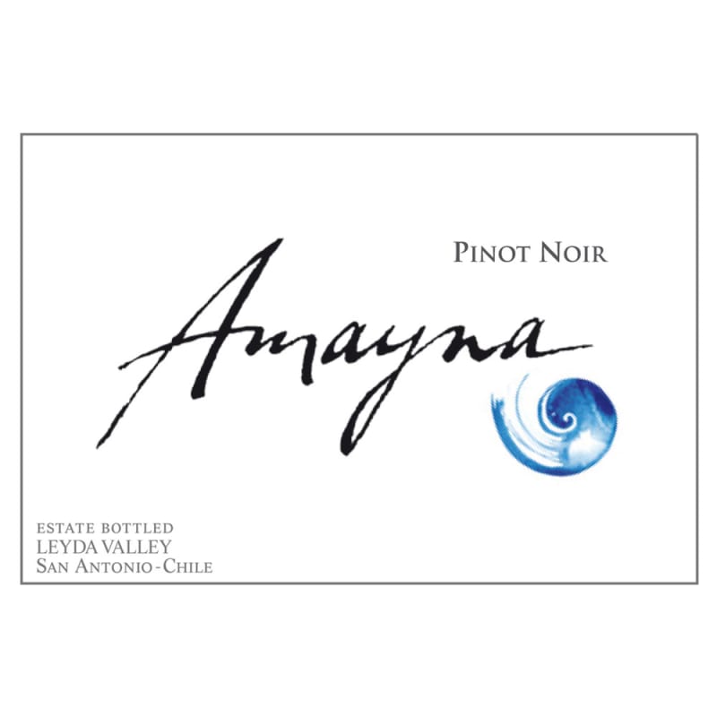 Amayna Pinot Noir 2013 Front Label