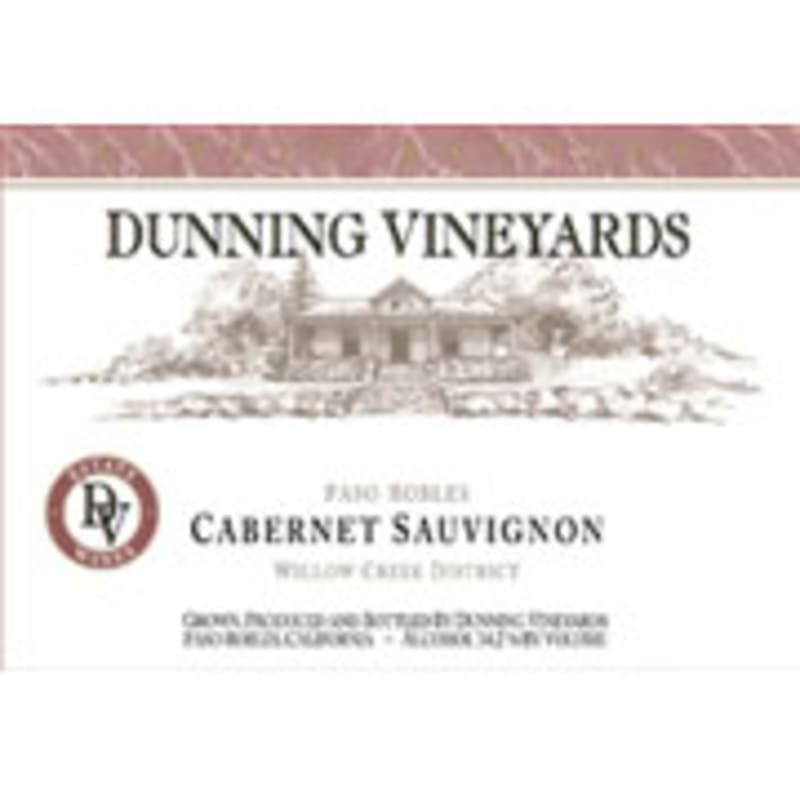 Dunning Cabernet Sauvignon 2014 Front Label
