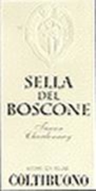 Badia a Coltibuono Sella del Boscone Chardonnay 1995 Front Label