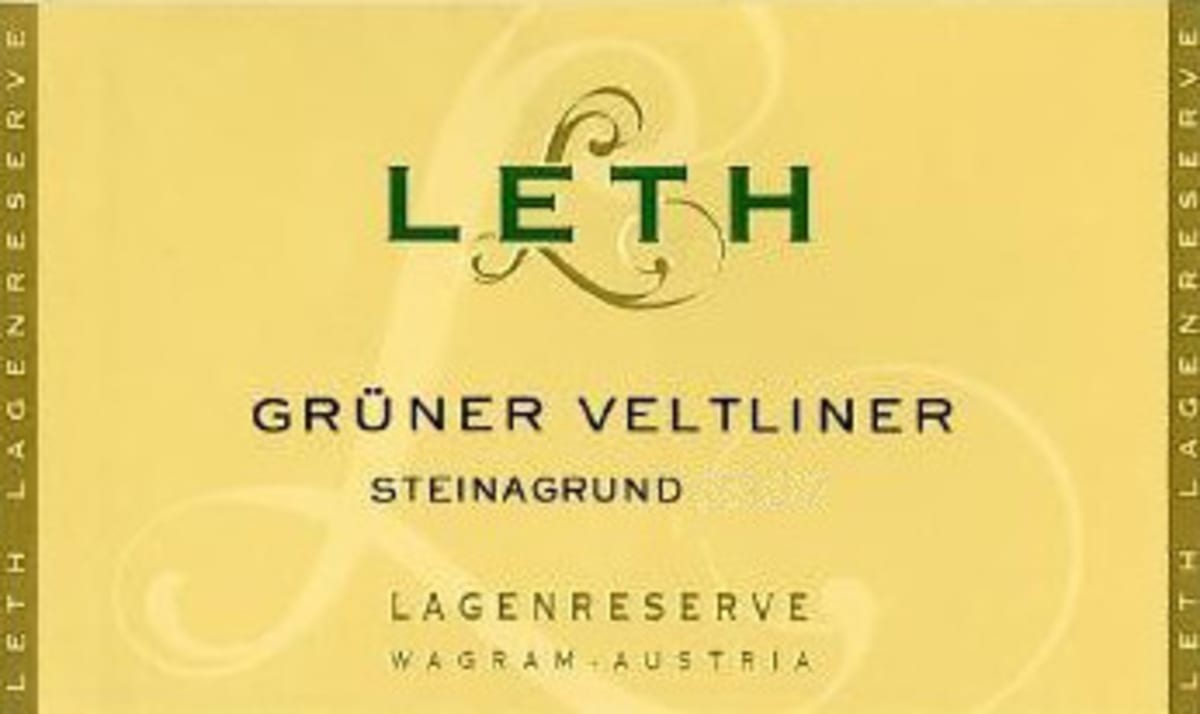 Leth Steinagrund Lagenreserve Gruner Veltliner 2014 Front Label
