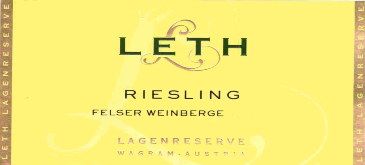Leth Lagenreserve Felser Weinberge Riesling 2013 Front Label