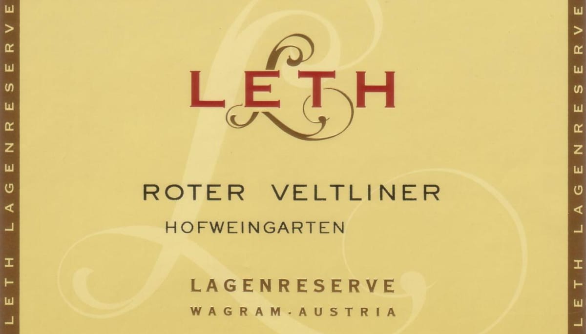 Leth Hofweingarten Lagenreserve Roter Veltliner 2014 Front Label