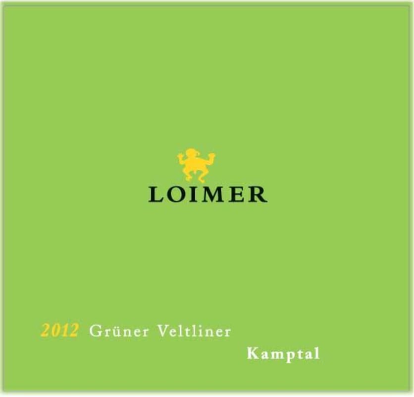Loimer Gruner Veltliner 2012 Front Label