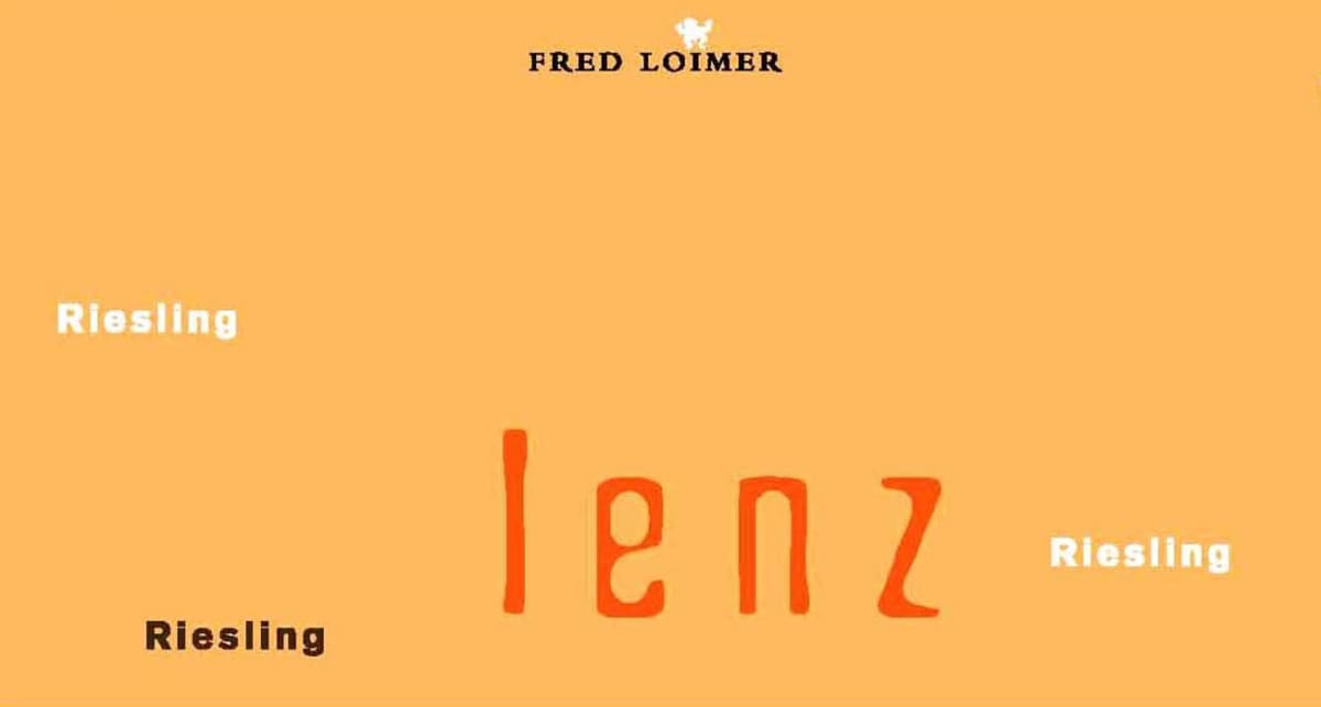 Loimer Lenz Riesling 2010 Front Label