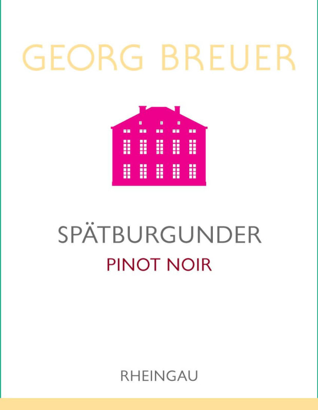 Georg Breuer Spatburgunder Pinot Noir 2010 Front Label