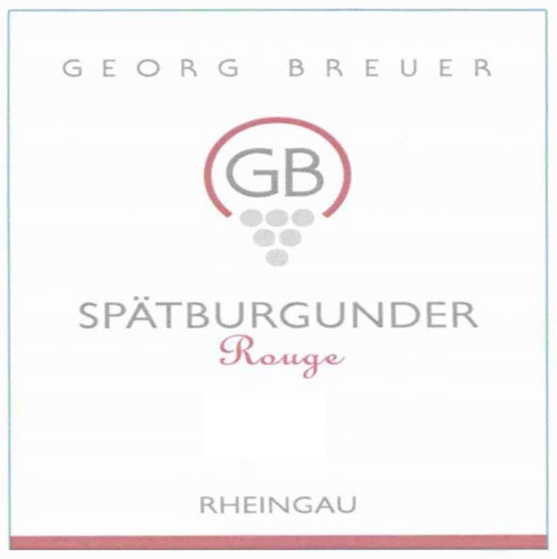 Georg Breuer GB Spatburgunder Rouge 2010 Front Label