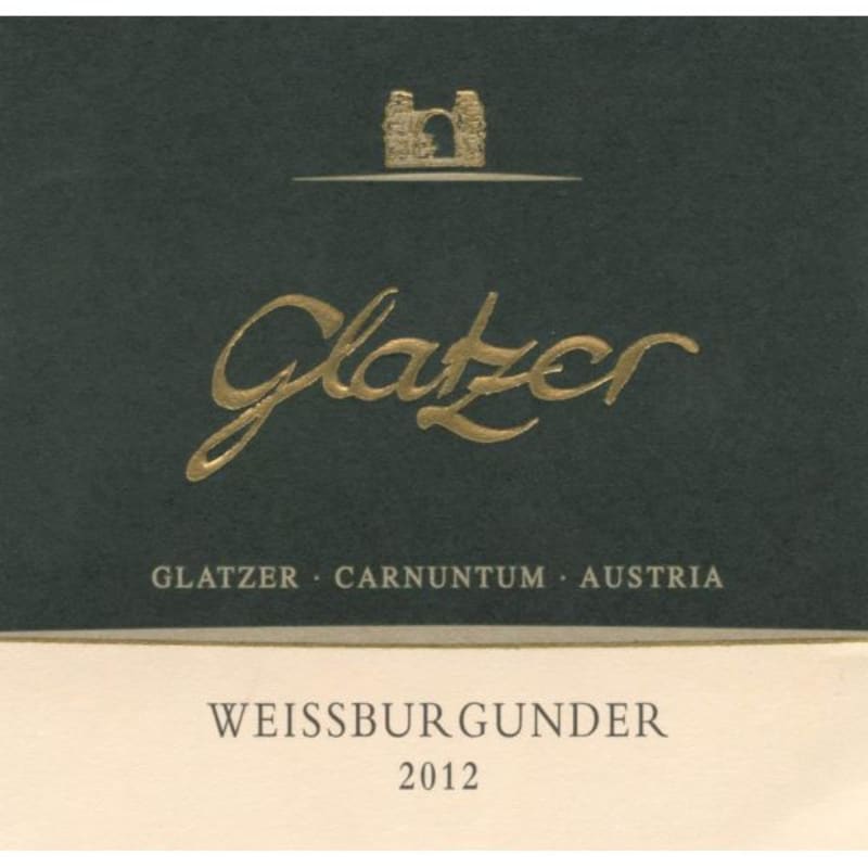 Glatzer Glatzer Klassik Weissburgunder 2012 Front Label