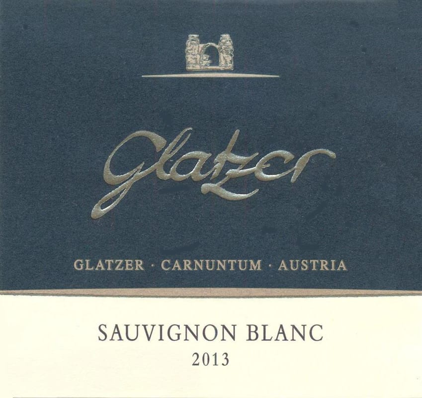Glatzer Sauvignon Blanc 2013 Front Label