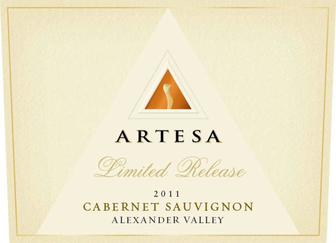 Artesa Limited Release  Cabernet Sauvignon 2011 Front Label
