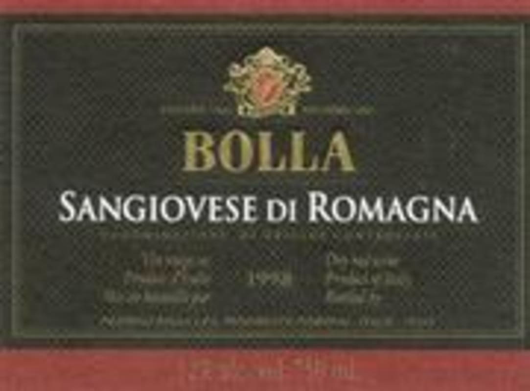 Bolla Sangiovese 1999 Front Label