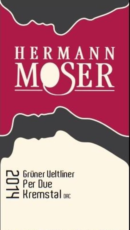 Hermann Moser Per Due Gruner Veltliner 2014 Front Label