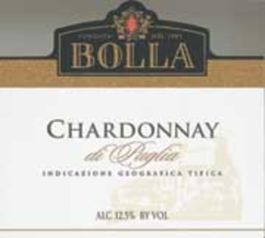 Bolla Chardonnay 1999 Front Label