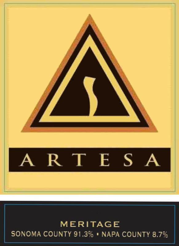 Artesa Limited Release Meritage 2005 Front Label
