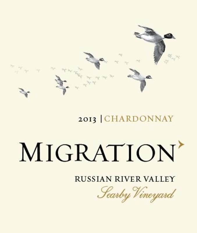 Migration Searby Vineyard Chardonnay 2013 Front Label
