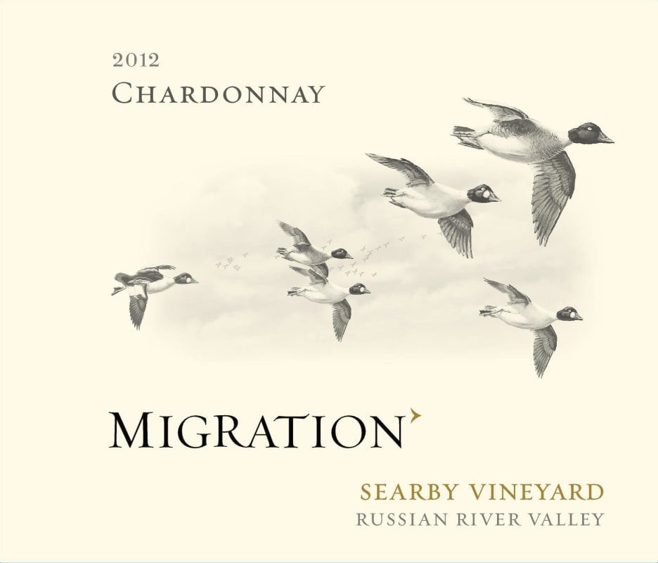 Migration Searby Vineyard Chardonnay 2012 Front Label