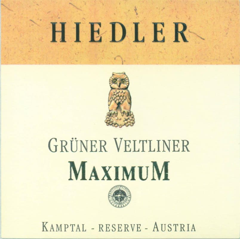 Hiedler Maximum Reserve Gruner Veltliner 2010 Front Label