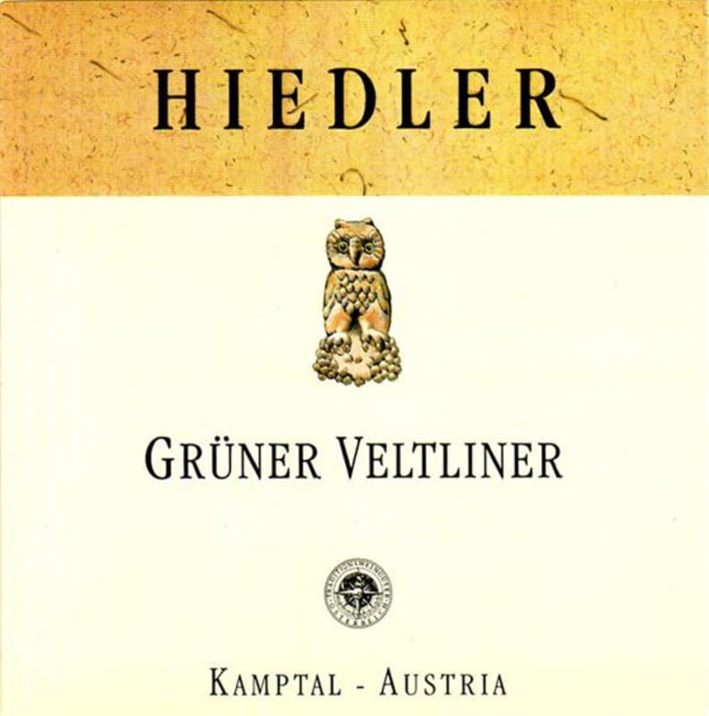 Hiedler Gruner Veltliner 2015 Front Label