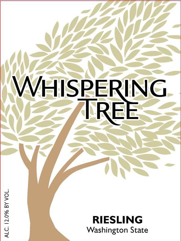 Milbrandt Whispering Tree Riesling 2014 Front Label