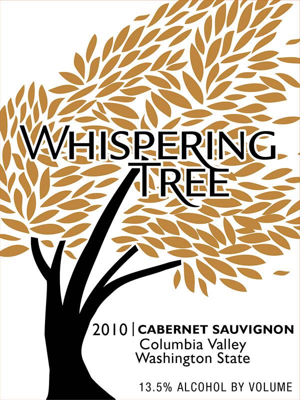 Milbrandt Whispering Tree Cabernet Sauvignon 2010 Front Label