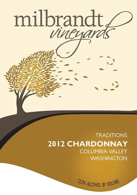Milbrandt Traditions Chardonnay 2012 Front Label