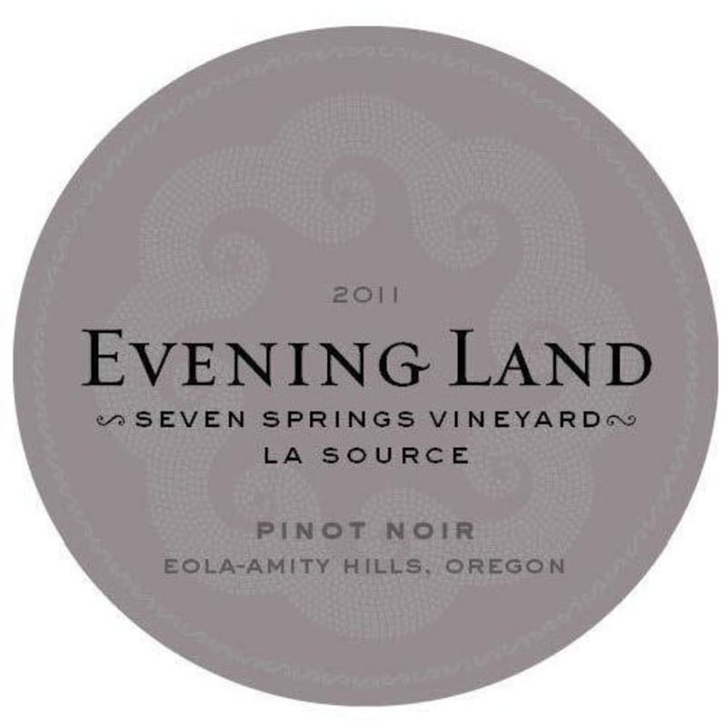 Evening Land Seven Springs Vineyard La Source Pinot Noir 2011 Front Label