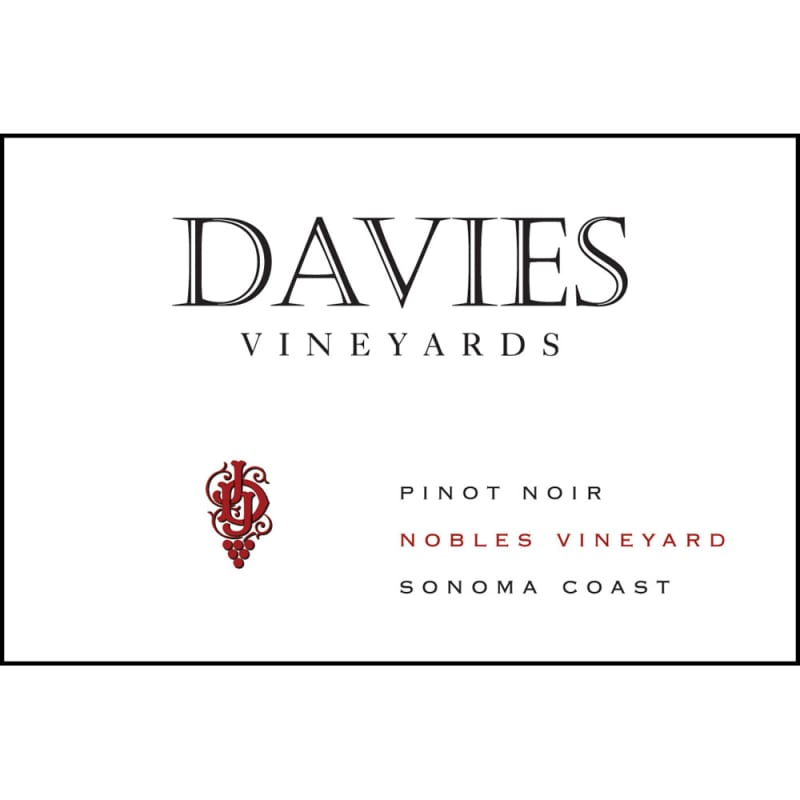 Davies Nobles Vineyard Pinot Noir 2014 Front Label