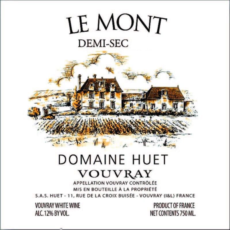 Domaine Huet Le Mont Demi-Sec 2014 Front Label