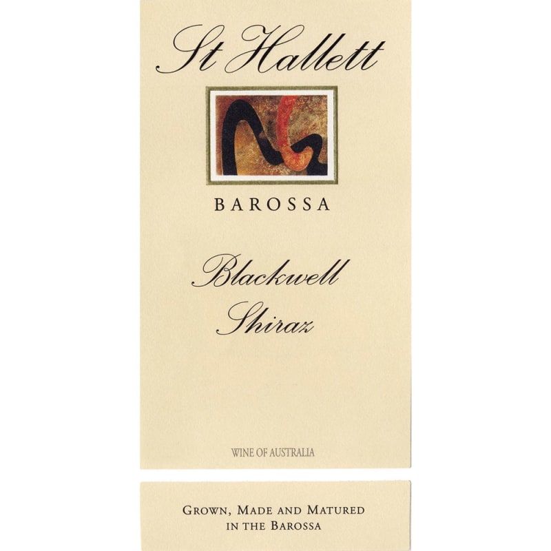 St Hallett Blackwell Shiraz 2014 Front Label