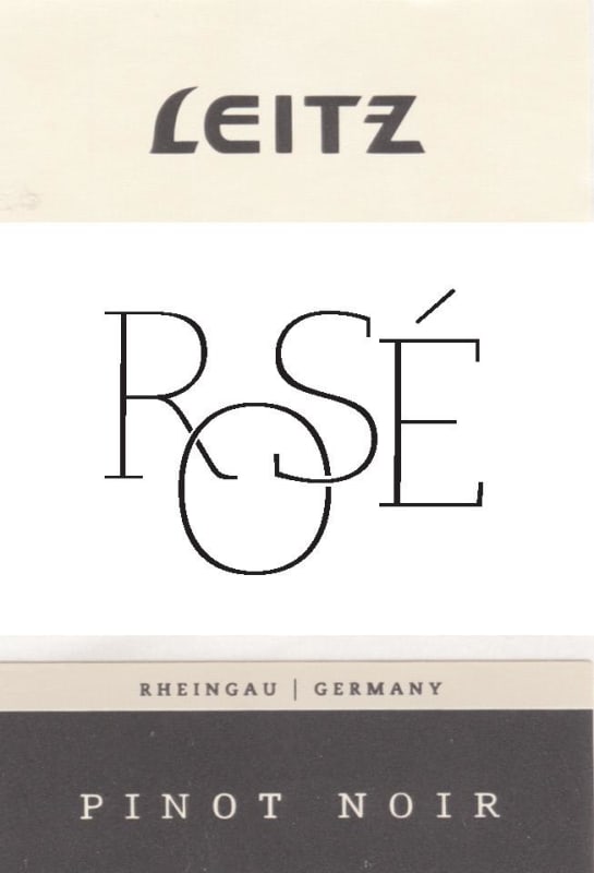 Josef Leitz Rheingau Rose 2015 Front Label