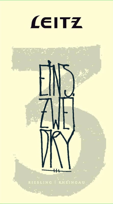 Josef Leitz Eins Zwei Zero Rheingau Riesling 2011 Front Label